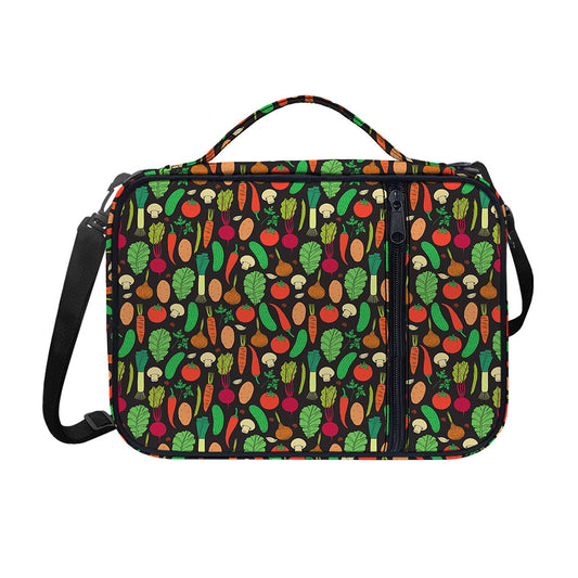 Cute Vegan Pattern Print Shoulder Strap Bible Bag