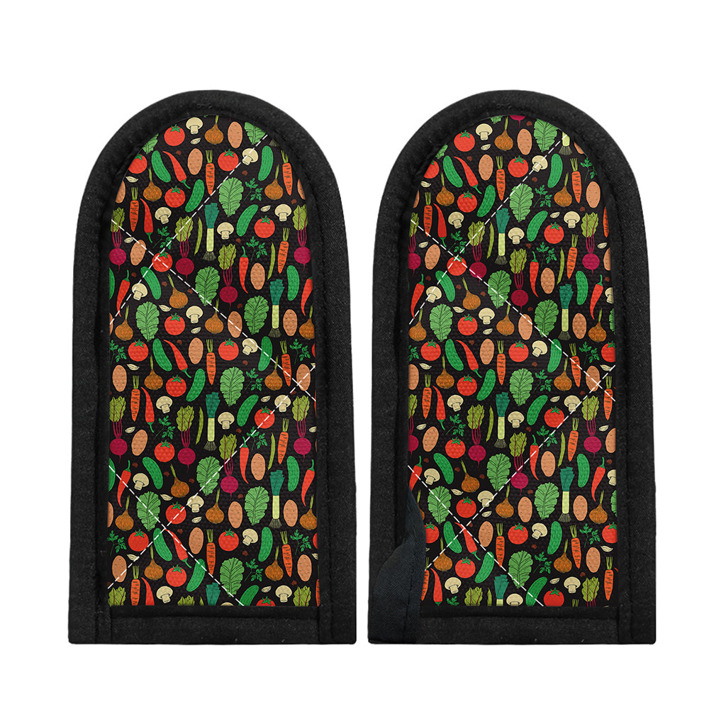 Cute Vegan Pattern Print Skillet Handle Cover