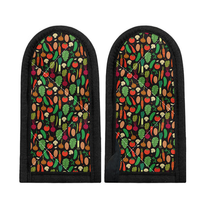 Cute Vegan Pattern Print Skillet Handle Cover