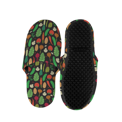 Cute Vegan Pattern Print Slippers