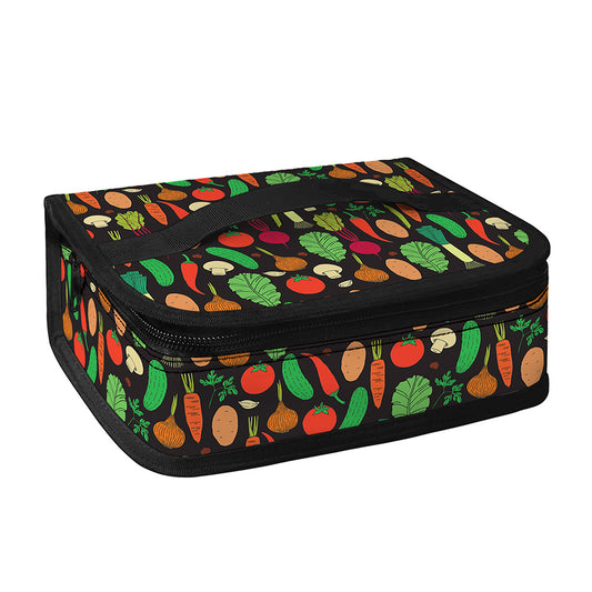 Cute Vegan Pattern Print Small Lunch Bag