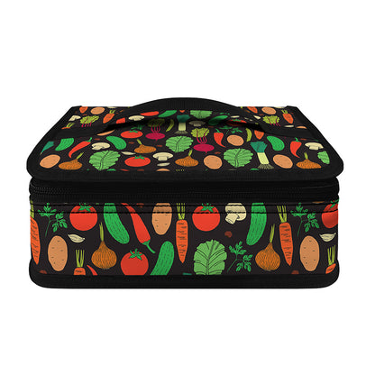 Cute Vegan Pattern Print Small Lunch Bag