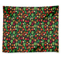 Cute Vegan Pattern Print Tapestry