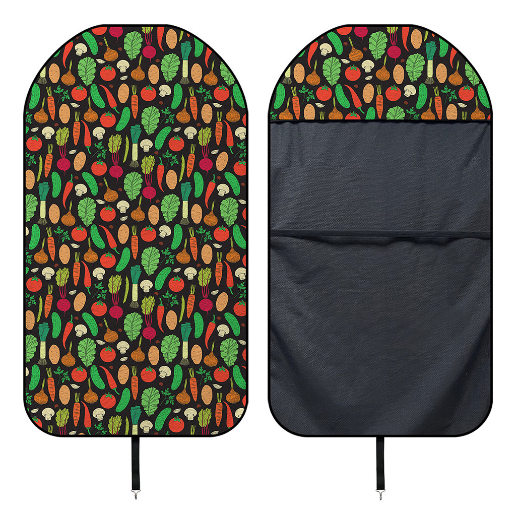 Cute Vegan Pattern Print Waterproof Car Seat Cover