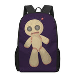 Cute Voodoo Doll Print 17 Inch Backpack