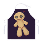 Cute Voodoo Doll Print Adjustable Apron