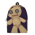 Cute Voodoo Doll Print School Backpack