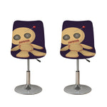 Cute Voodoo Doll Print Bar Stool Covers
