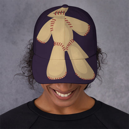 Cute Voodoo Doll Print Baseball Cap