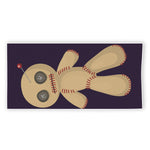 Cute Voodoo Doll Print Beach Towel