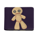 Cute Voodoo Doll Print Bifold Wallet