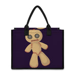 Cute Voodoo Doll Print Canvas Tote Bag