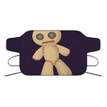 Cute Voodoo Doll Print Car Windshield Snow Cover