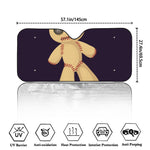 Cute Voodoo Doll Print Car Windshield Sun Shade