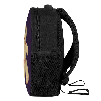 Cute Voodoo Doll Print Casual Backpack