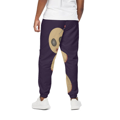 Cute Voodoo Doll Print Cotton Pants
