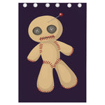 Cute Voodoo Doll Print Curtain