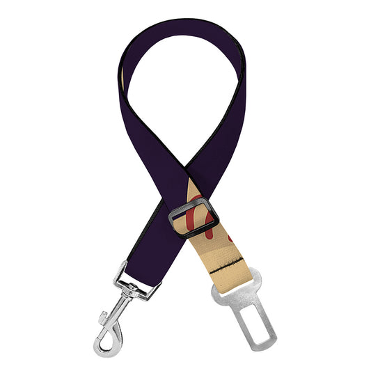 Cute Voodoo Doll Print Dog Seat Belt