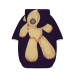Cute Voodoo Doll Print Dog Zip Up Hoodie