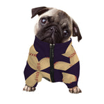 Cute Voodoo Doll Print Dog Zip Up Jacket