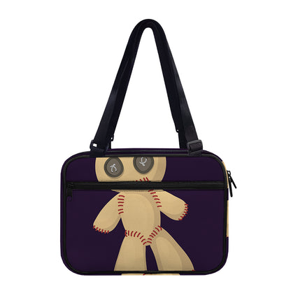 Cute Voodoo Doll Print Double Strap Bible Bag
