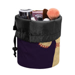 Cute Voodoo Doll Print Drawstring Makeup Bag