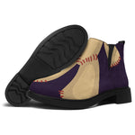 Cute Voodoo Doll Print Flat Ankle Boots