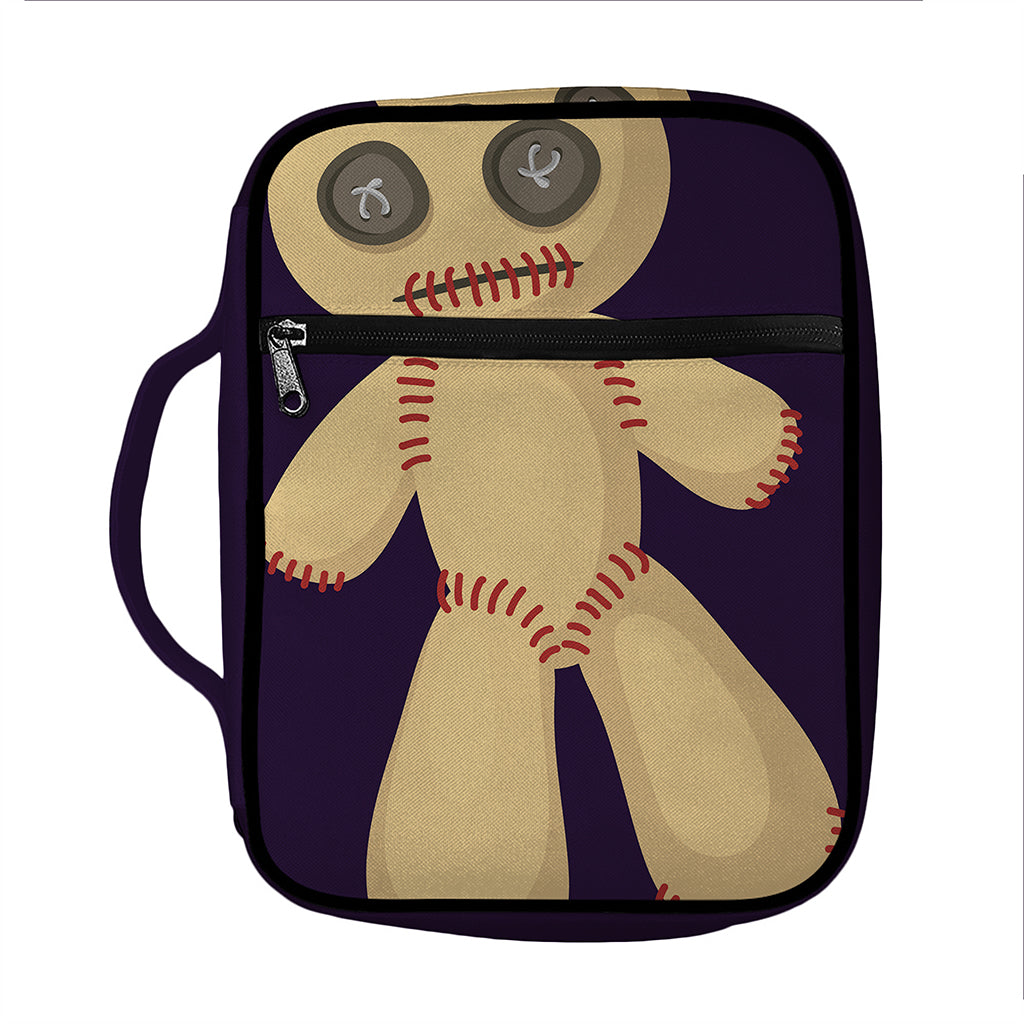 Cute Voodoo Doll Print Front Pocket Bible Bag
