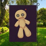 Cute Voodoo Doll Print Garden Flag