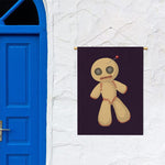 Cute Voodoo Doll Print Garden Flag