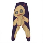 Cute Voodoo Doll Print Hammer Pants