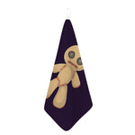 Cute Voodoo Doll Print Hand Towel