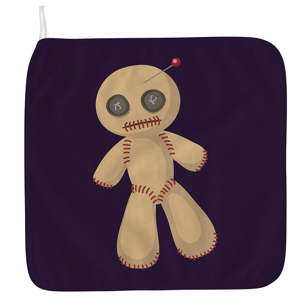 Cute Voodoo Doll Print Hand Towel
