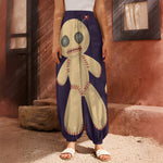 Cute Voodoo Doll Print Harem Pants