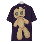 Cute Voodoo Doll Print Hawaiian Shirt