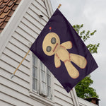 Cute Voodoo Doll Print House Flag
