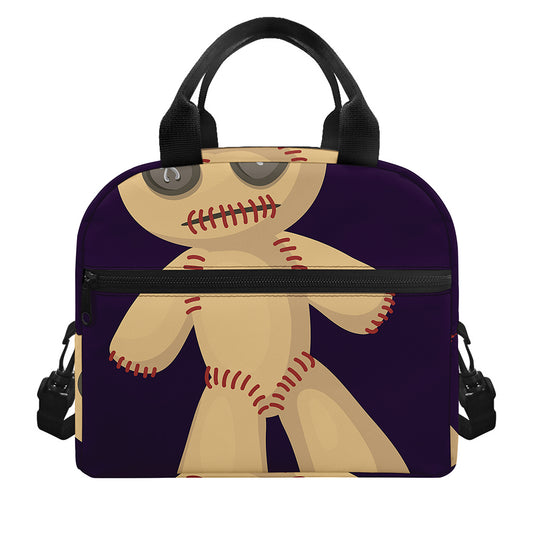 Cute Voodoo Doll Print Insulated Lunch Bag