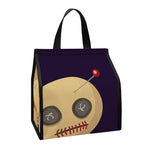 Cute Voodoo Doll Print Insulated Lunch Tote