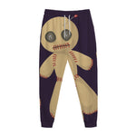 Cute Voodoo Doll Print Jogger Pants