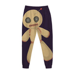 Cute Voodoo Doll Print Jogger Pants
