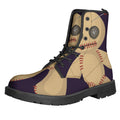 Cute Voodoo Doll Print Lace-Up Boots