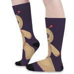 Cute Voodoo Doll Print Long Socks