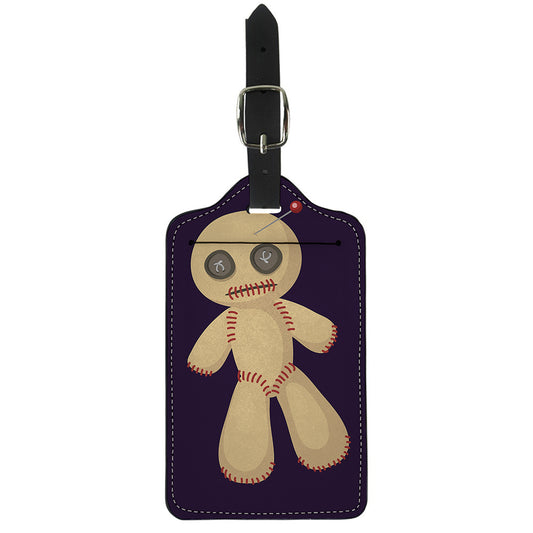 Cute Voodoo Doll Print Luggage Tag