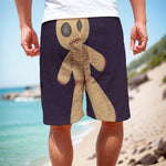 Cute Voodoo Doll Print Men's Cargo Shorts