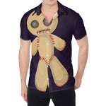 Cute Voodoo Doll Print Men's Shirt