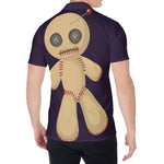 Cute Voodoo Doll Print Men's Shirt