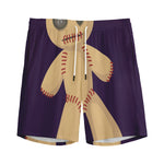 Cute Voodoo Doll Print Men's Sports Shorts