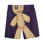 Cute Voodoo Doll Print Men's Sports Shorts