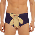 Cute Voodoo Doll Print Men's Triangle Swim Briefs