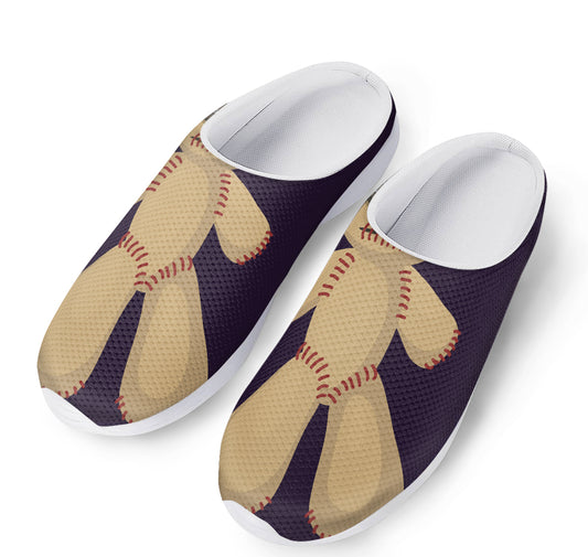 Cute Voodoo Doll Print Mesh Casual Shoes